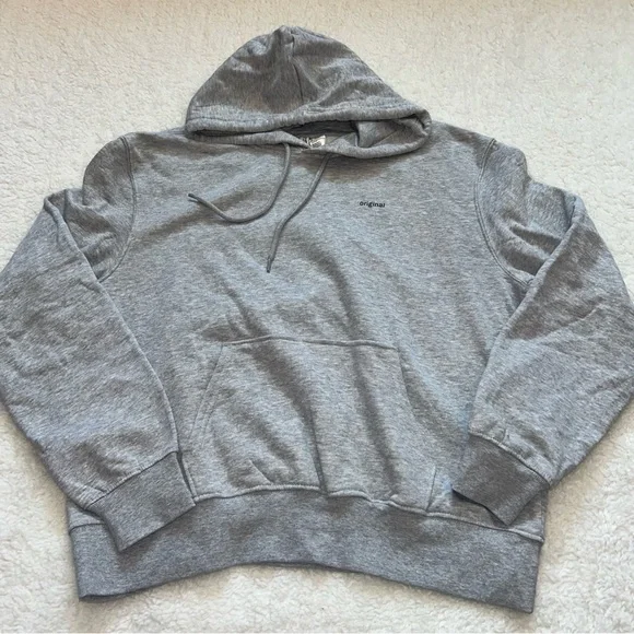 H&M Divided Original Hoodie Medium Grey NWOT - Picture 4 of 4